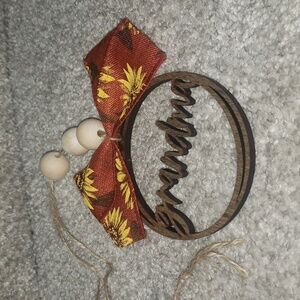 Grandma laser engraved car charm/ Christmas ornament